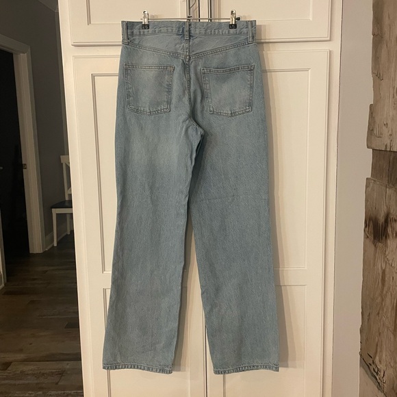 Zara wide leg jeans full length size 6 - Picture 3 of 10
